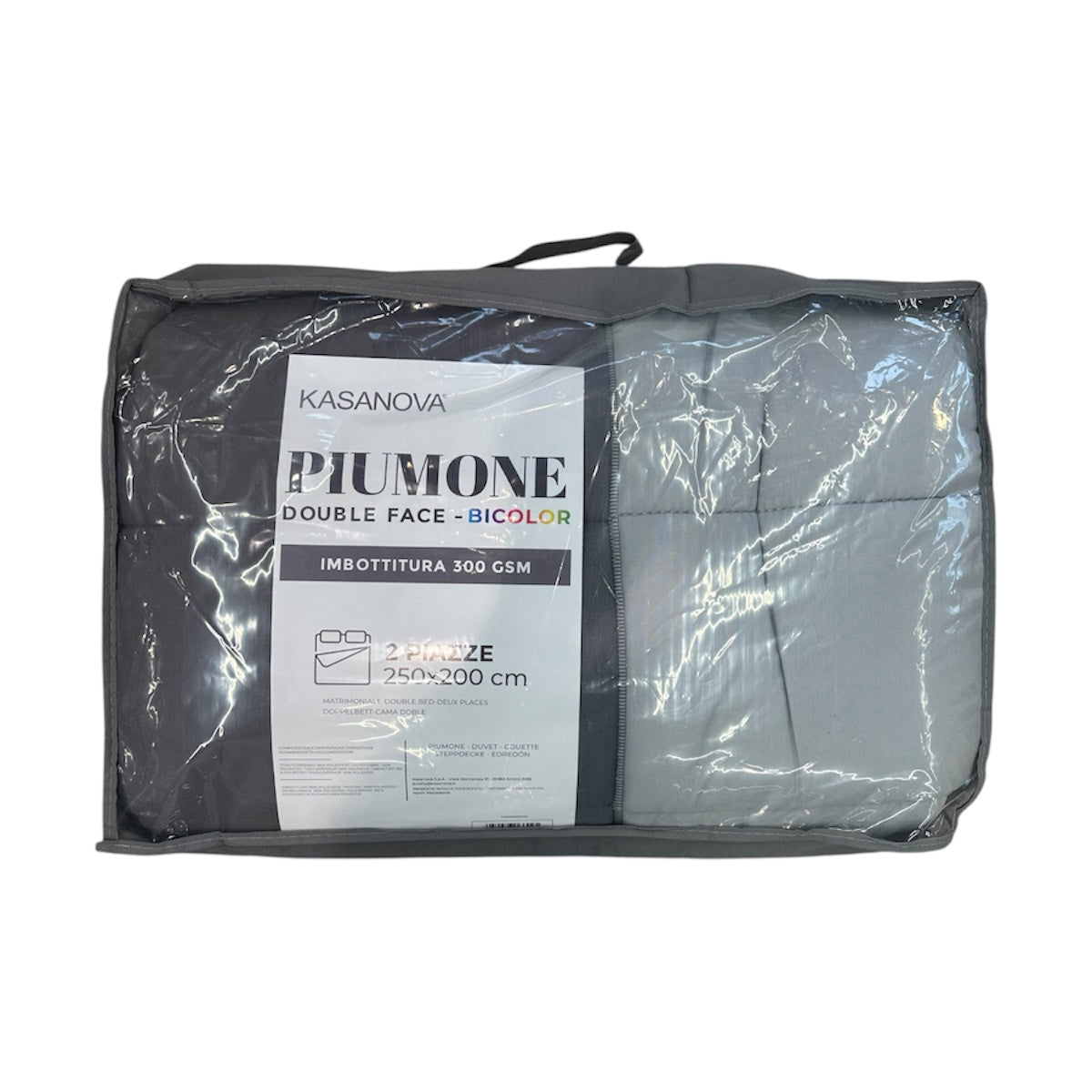 Piumino Invernale 2 Piazze Matrimoniale Doubleface (BI) in Microfibra, Idea Regalo di Natale | Kasanova Piumino Invernale 2 Piazze Matrimoniale Doubleface (BI) in Microfibra, Idea Regalo di Natale | Kasanova